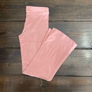 Peach flare leg pants